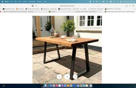 Photo of A medium to small garden table with or without chairs (Ebley GL5) #1