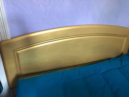 Photo of free Double headboard - painted gold (Southbourne. BH6) #1