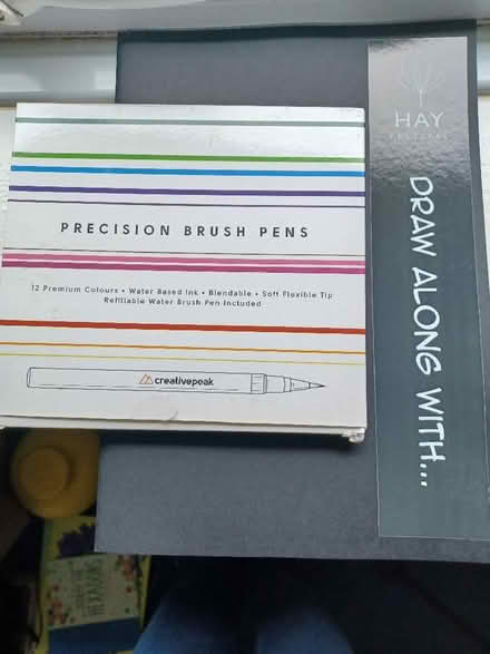 Photo of free Art pad and brush pens (Sale M33) #1