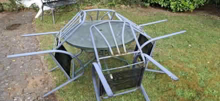 Photo of free Garden table & 4 chairs (Hitchin, SG4) #1