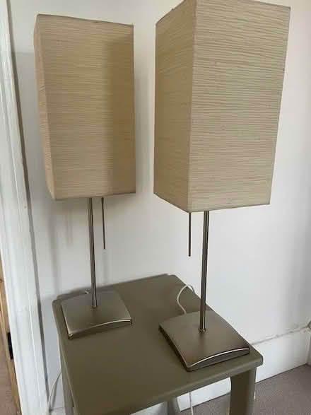 Photo of free bedside table lights (Emsworth PO10) #1