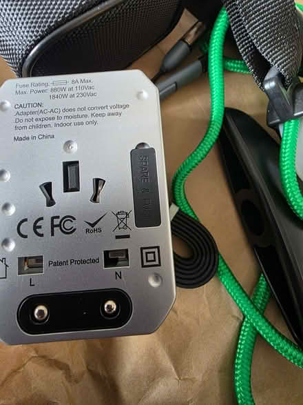 Photo of free Travel adapter (Telford and Wrekin TF4) #1