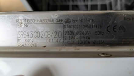 Photo of free Slimline Dishwasher needs repair (Shipley BD18) #4