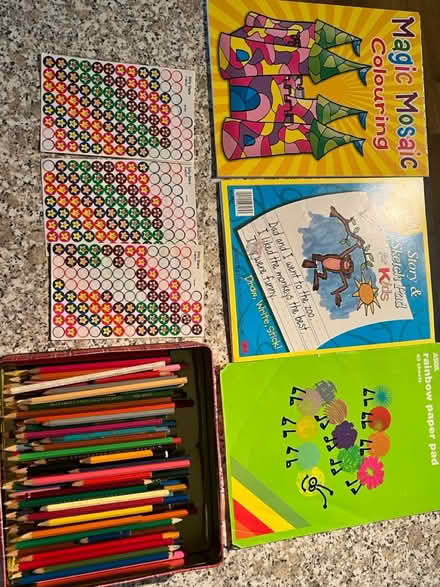 Photo of free Colouring pencils and books (Keighley) #1