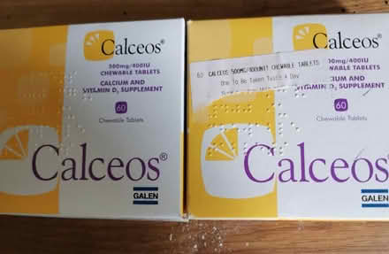 Photo of free Chewable calcium & Vit D tablets (Leicester) #1