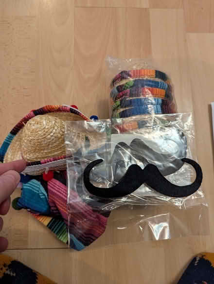Photo of free Small / baby sombreros and false moustaches (Whoberley CV5) #1