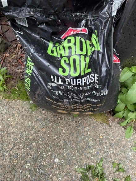 Photo of free Unopened bag of garden soil (North Ballard) #1