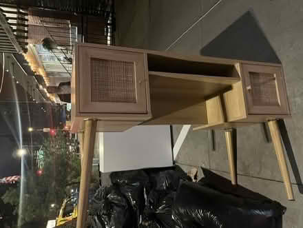 Photo of free Curb alert: Wood desk (Upper East Side) #1