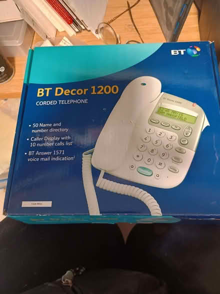Photo of free BT Decor 1200 corded telephone 📞 (Billing Road East area NN3) #1