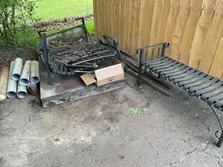 Photo of free scrap metal, bench, broken fridge (Farmington, MI) #1
