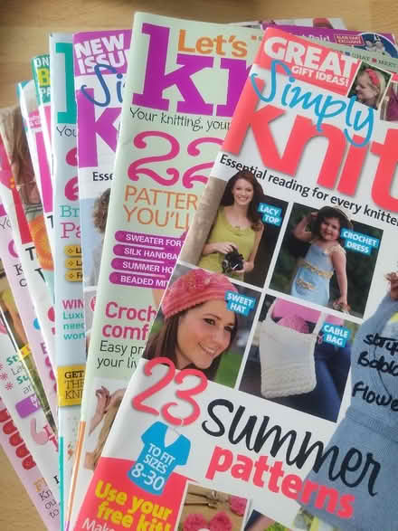 Photo of free knitting magazines (Penwortham PR1) #1