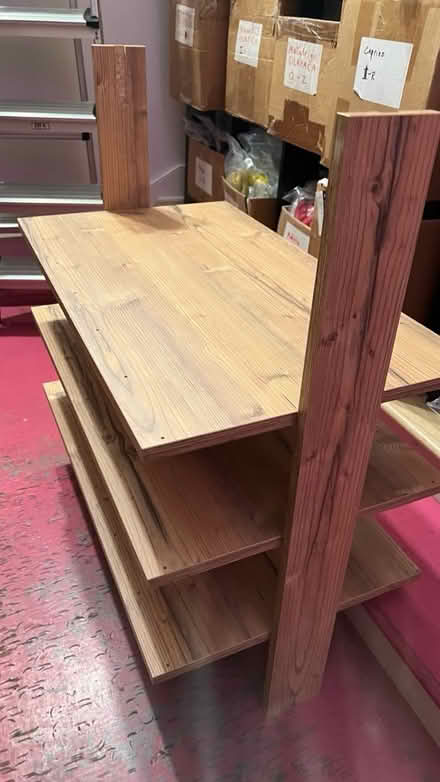 Photo of free Wooden Display Shelves (Tivoli 12583) #2
