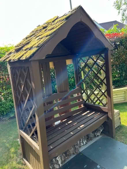 Photo of free Garden Arbour (Knotty Green HP9) #2