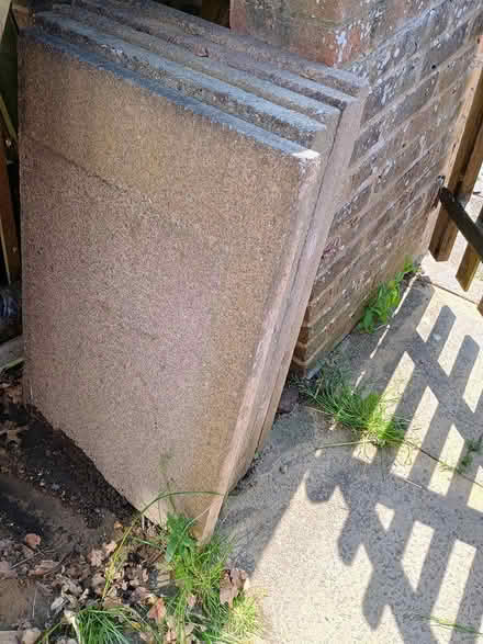 Photo of free Paving slabs x5 (Crawley RH11) #1