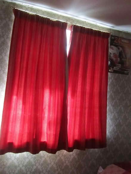 Photo of free pair red curtains (Finchley N12) #1