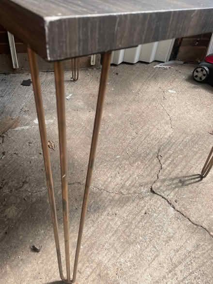 Photo of free Dark wood effect dining table (Garston WD25) #2
