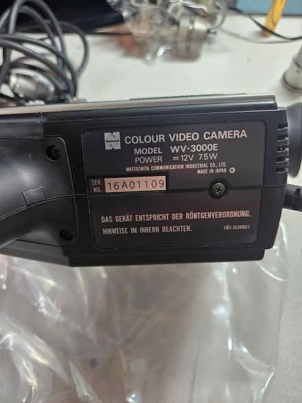 Photo of free 1970s Panasonic Video Camera (Worcester WR2) #2