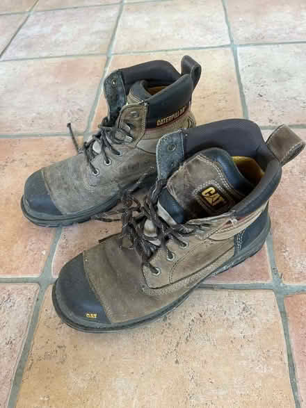 Photo of free CAT safety boots Size 9 (West Bergholt CO6) #2