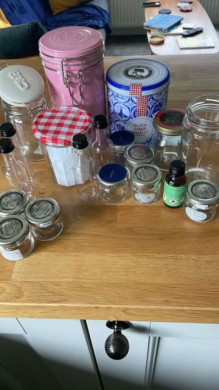 Photo of free Various jars and tins (Ambleside LA22) #1