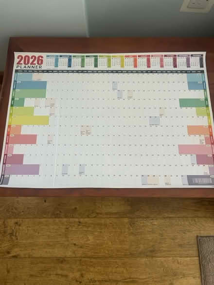 Photo of free 2026 wall planner calendar (Bisley Woking GU24) #1