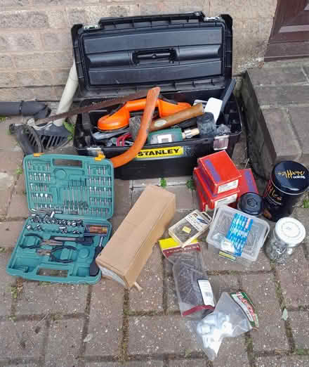 Photo of free Tools & box,drill bits,screws etc (Burgess hill) #1