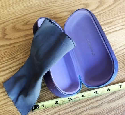 Photo of free glasses case, purple/cosmic design [20886] #1