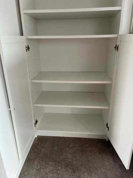 Photo of free White Billy bookcase with doors (Horfield, Bristol BS7) #2