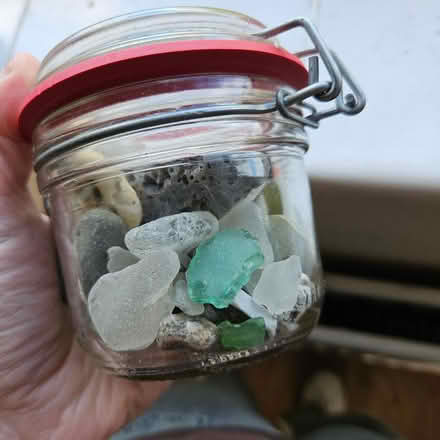 Photo of free Sea glass, plant stand, artist pic (LS26 rothwell) #2