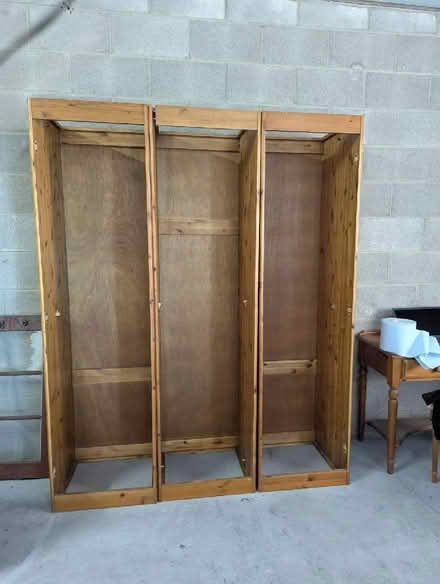 Photo of free 3 door pine wardrobe (Yealand Redmayne LA5) #1