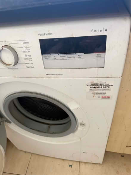 Photo of free Bosch washing machine (W6 8JG) #2