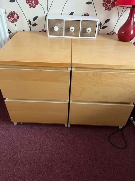 Photo of free Malm bedside cabinets (Hampden Park BN22) #1