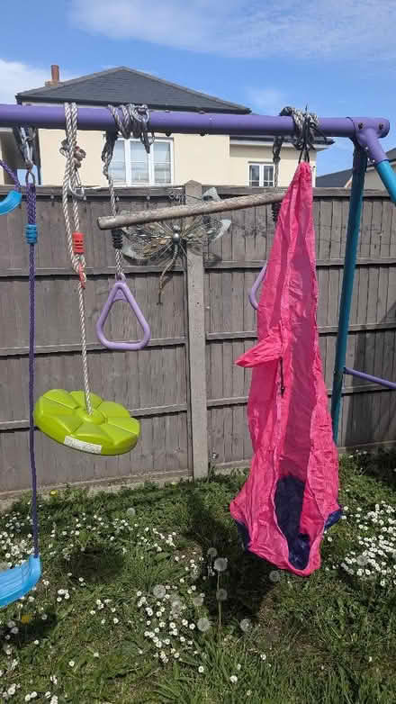 Photo of free Swing set with accessories (Montgomery Lines GU11) #1
