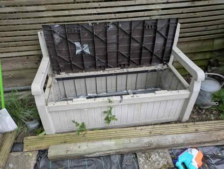 Photo of free Keter outside bench with storage (Berkhamsted HP4) #2