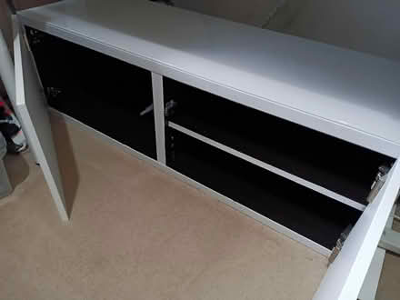 Photo of free IKEA BESTÅ unit with glass top (Langley Park, DH7) #2
