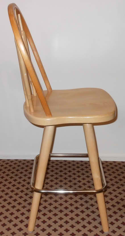 Photo of free Three (3) Wood Bar Stools/Chairs (Loyal Heights) #3