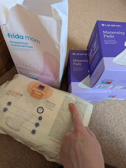 Photo of free Multiple maternity pads COULD DROP OFF (Whoberley CV5) #1