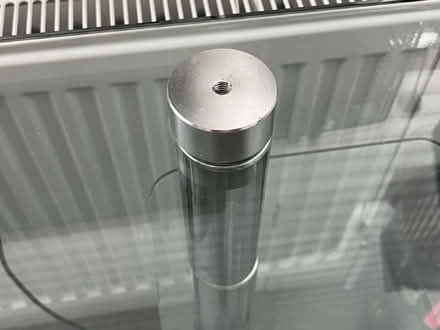 Photo of free Glass desk/chrome legs (South Ferring BN12) #3