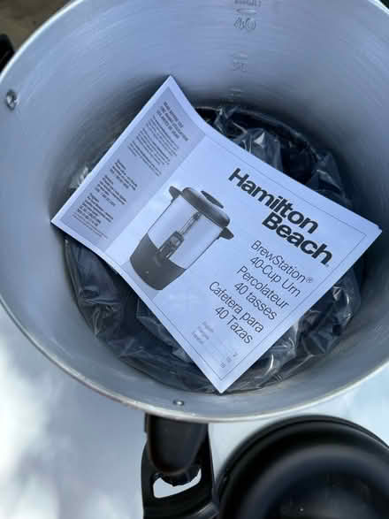 Photo of free Hamilton Beach 40 cup percolator (South Elgin) #2