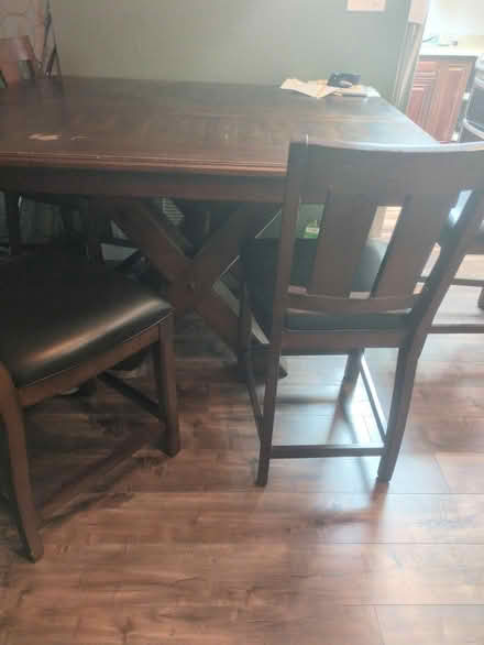Photo of free dining room table and chairs (12street and Northern) #2