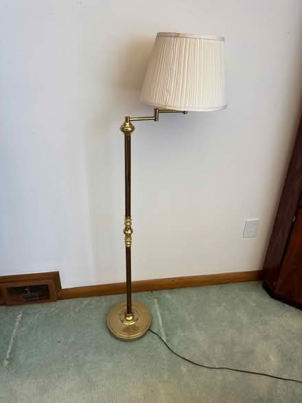 Photo of free Brass 3-Way Floor Lamp (Abington, near Library) #1