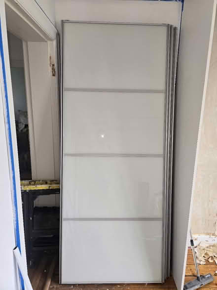 Photo of free 3 glass sliding wardrobe doors (SW16) #1