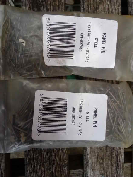 Photo of free Two packets of panel pins (St John's Wakefield) #1
