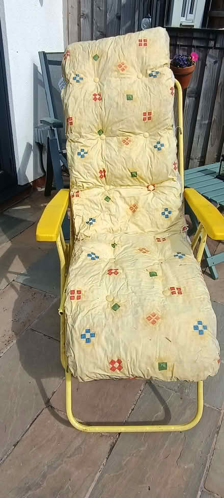 Photo of free Sunlounger, chair and cushion (Chapelfields CV5) #1