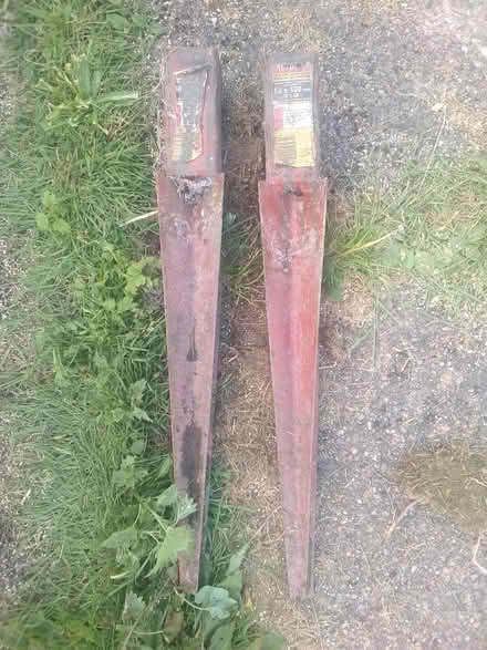 Photo of free Two Fence post supports (Heanor DE75) #1