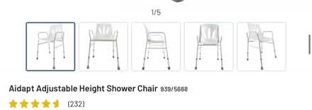 Photo of free New shower chair (Cambridge CB1) #3