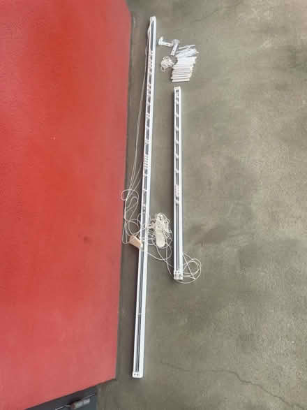 Photo of free 2 vertical blind tracks & fittings (By Hackney Downs station E5) #1