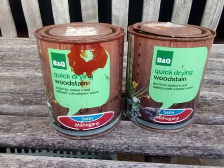 Photo of free Mahogany woodstain (St John's Wakefield) #1