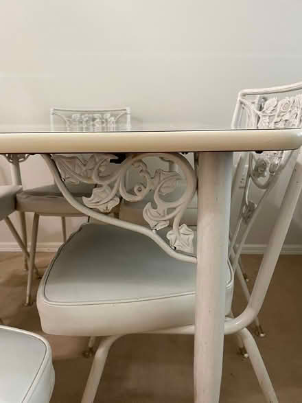 Photo of free Vintage chairs + optional table (Midland Park NJ) #4