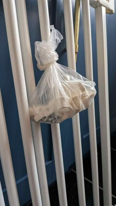 Photo of free Wall mounted wooden stair gate (ME13 7FB) #2