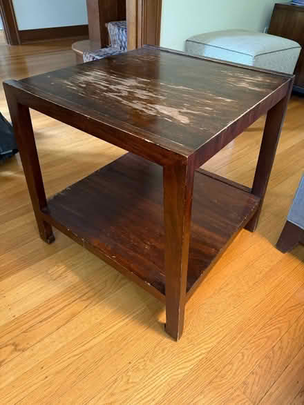 Photo of free Wood Side table (Capitol Hill) #1